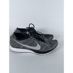 NIKE Flyknit Racer Oreo 2.0 Running Shoes Size 9 526628-012